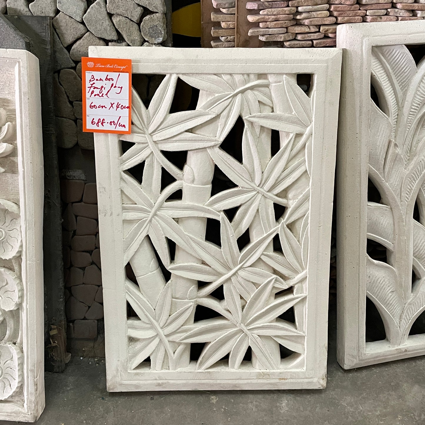 Bamboo & Frangipani Panel